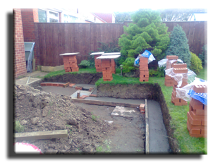 Brick built patios in the Blyth and Newcastle areas